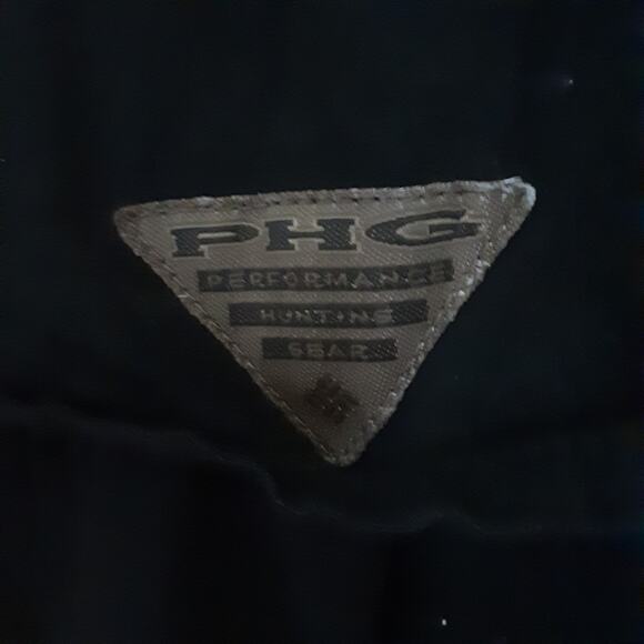 Columbia PHG Mens XL Black Camo Button Up Shirt Short Sleeve Vented Hunting - Picture 7 of 10